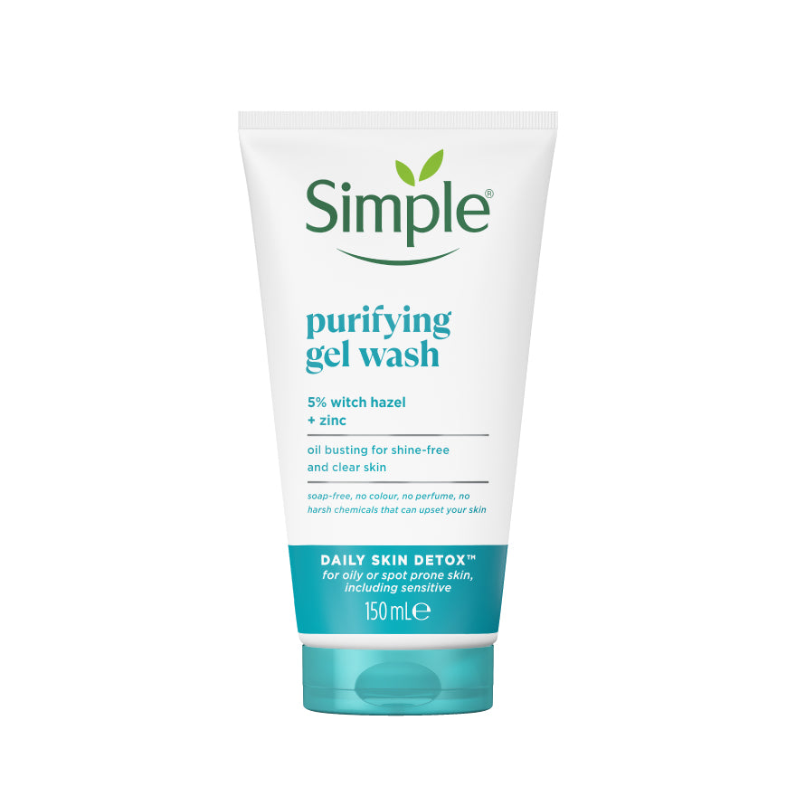 SIMPLE DAILY SKIN DETOX PURIF FACIAL WASH 150ML