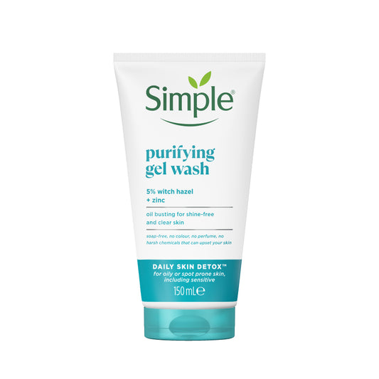 SIMPLE DAILY SKIN DETOX PURIF FACIAL WASH 150ML