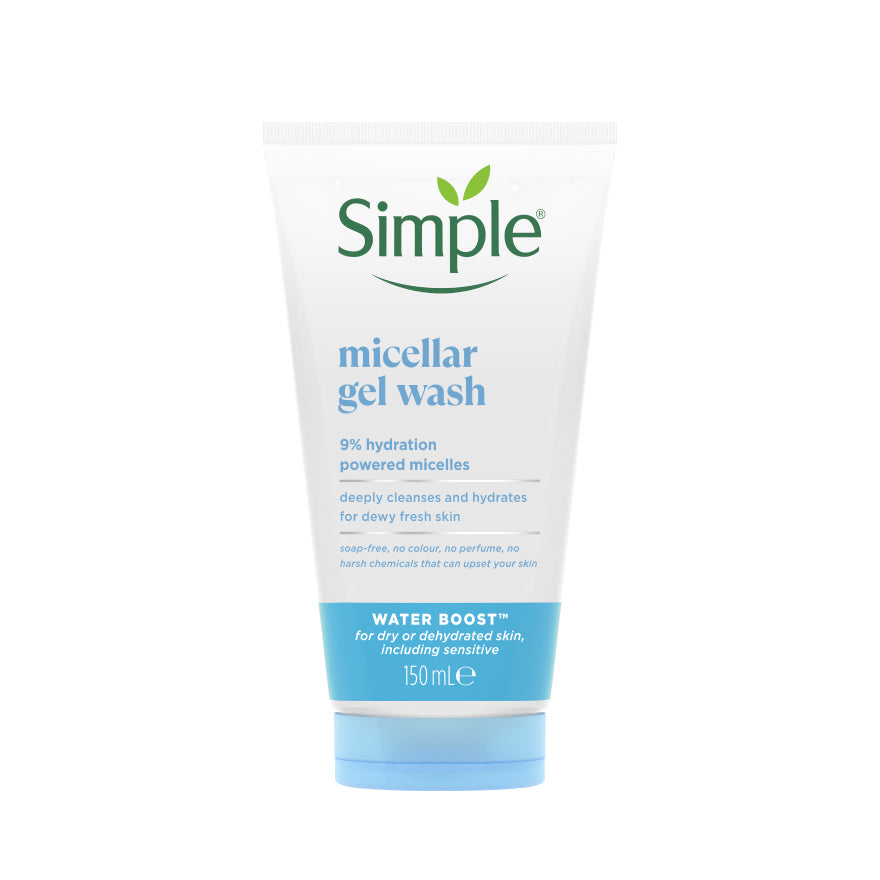SIMPLE WATER BOOST MICELLAR FACIAL GEL WASH 150ML