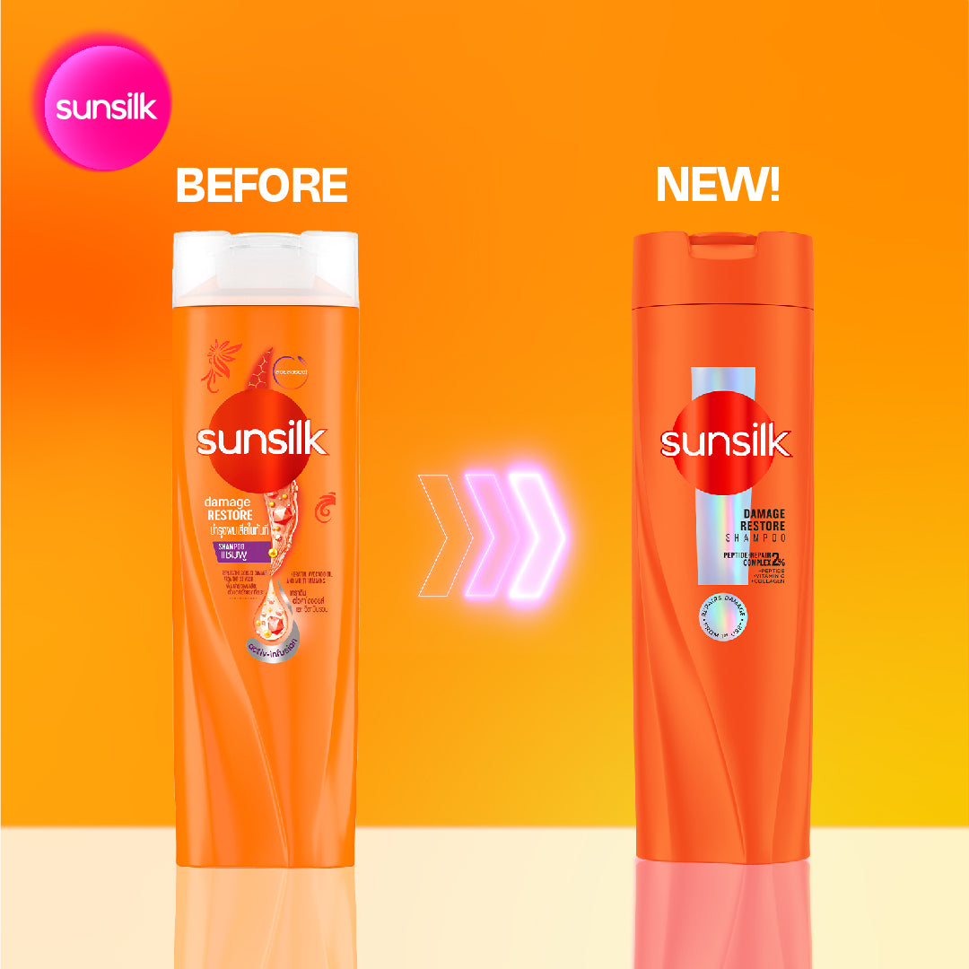 SUNSILK SHAMPOO DAMAGE RECONSTRUCTION 320ML