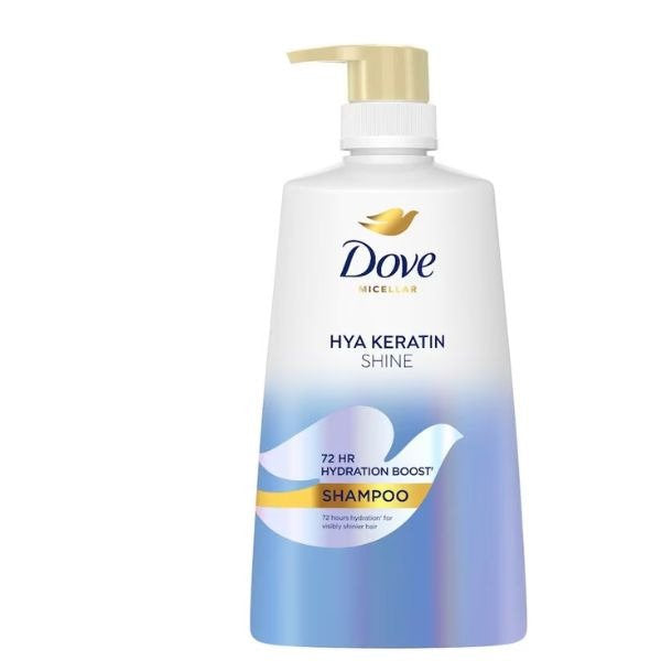 DOVE SHAMPOO HYA KERATIN SHINE 650ML
