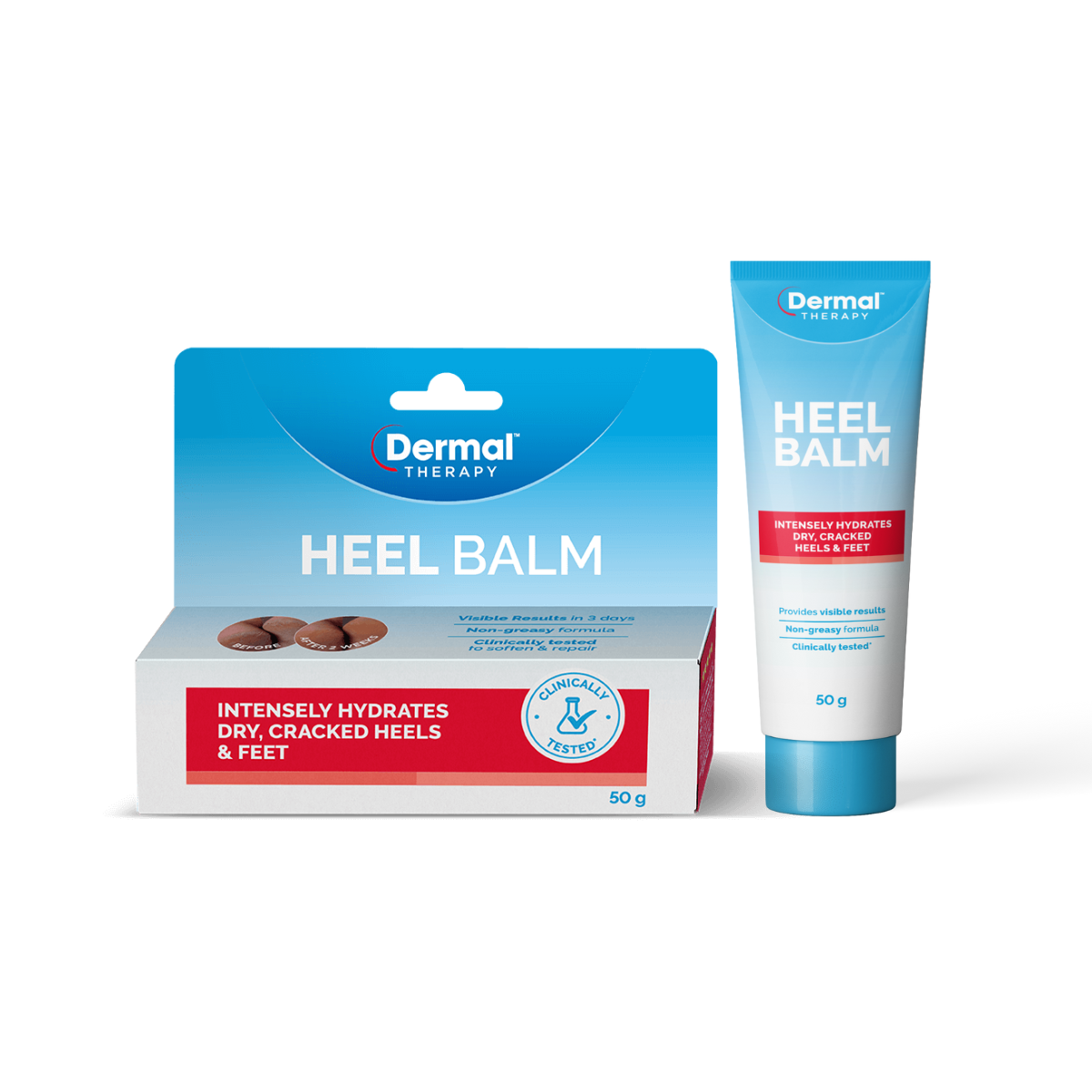 DERMAL THERAPY HEEL BALM 50G