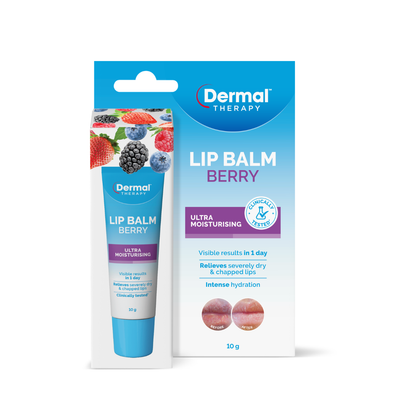 DERMAL THERAPY LIP BALM BERRY 10G