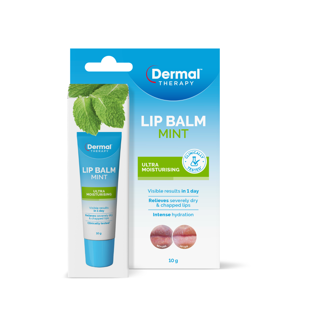 DERMAL THERAPY LIP BALM MINT 10G