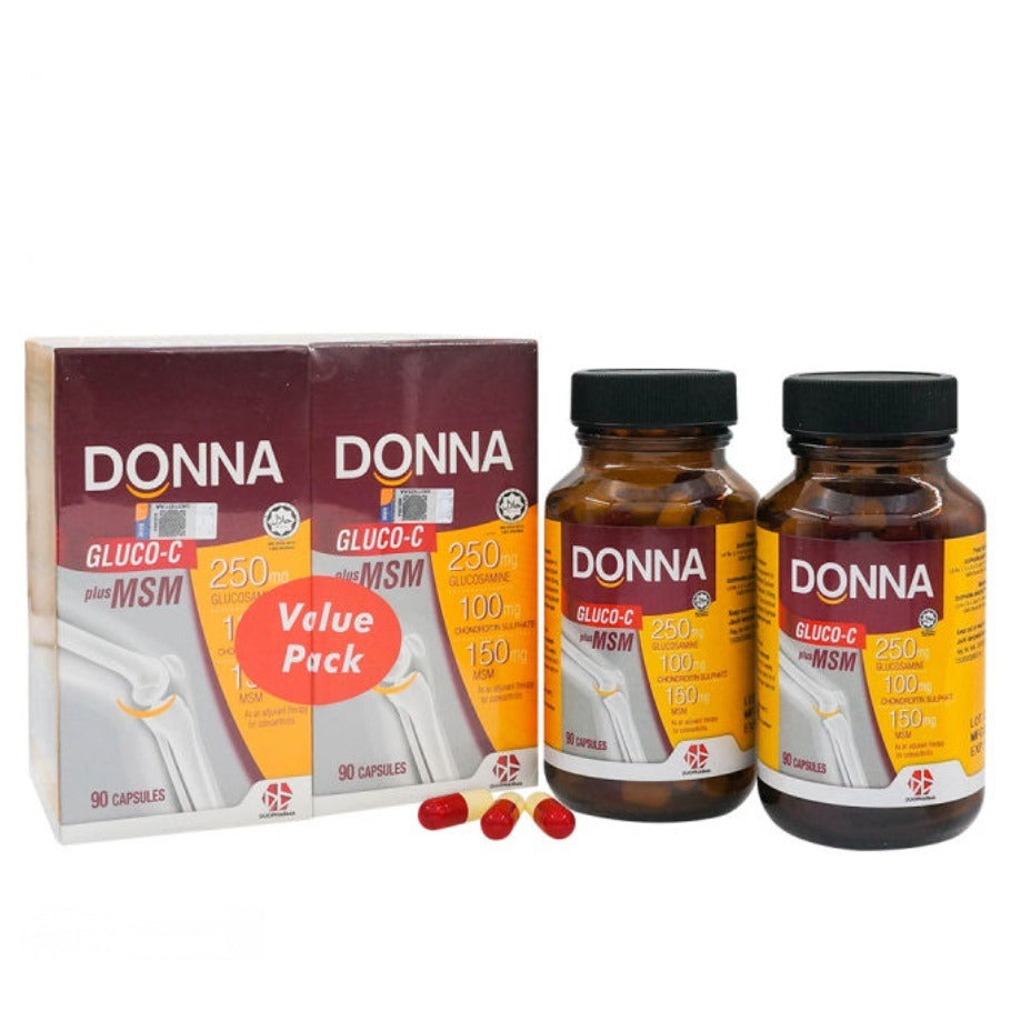 DONNA GLUCO-C CAPSULE PLUS MSM 2X90S