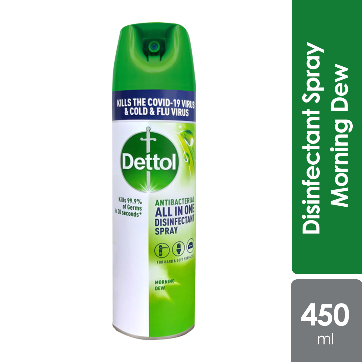 DETTOL SPRAY MORNING DEW 450ML