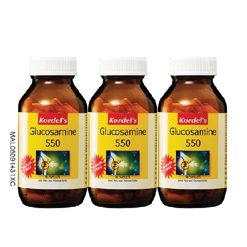 KORDELS GLUCOSAMINE 550MG 90SX3
