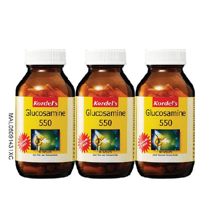 KORDELS GLUCOSAMINE 550MG 90SX3
