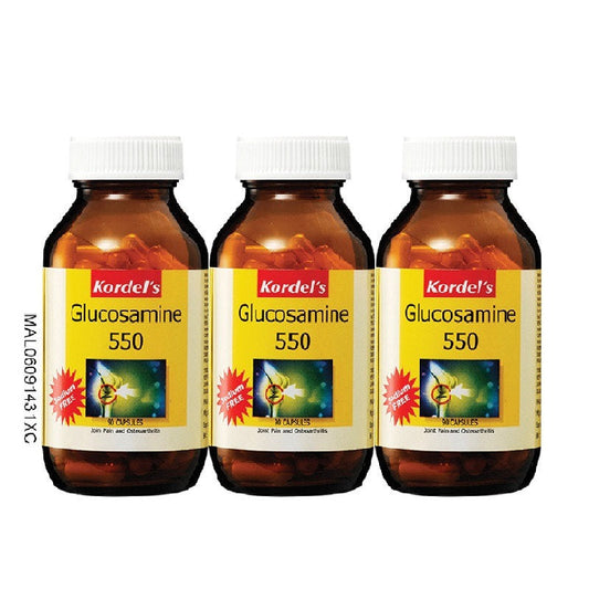 KORDELS GLUCOSAMINE 550MG 90SX3