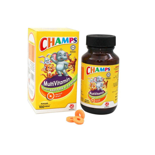 CHAMPS M LYSINE CHEWABLE ORANGE 100SX2