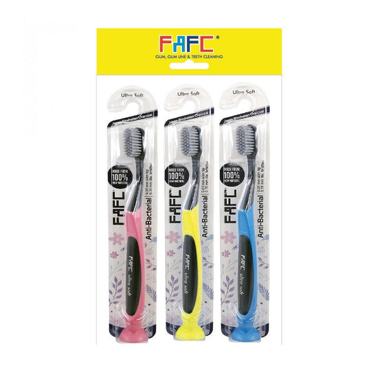 FAFC TOOTHBRUSH ANTI-BACTERIAL SUCTION CUP 3S