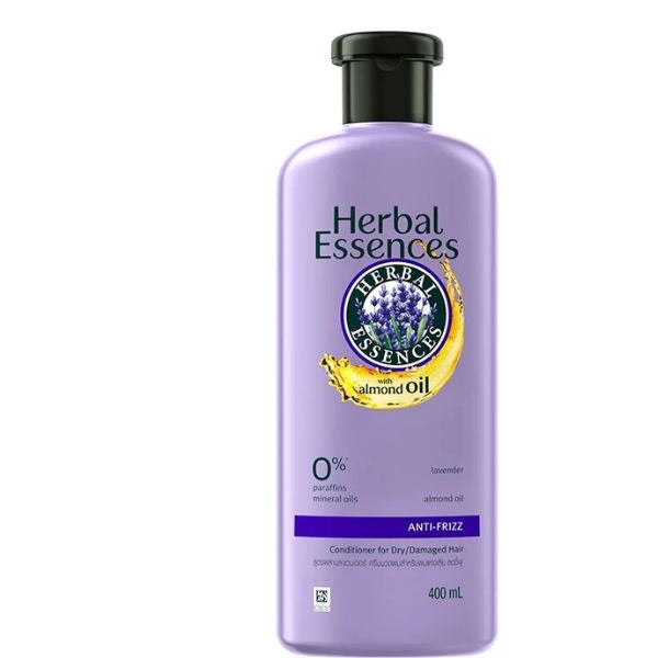 HERBAL ESSENCES ANTI FRIZZ LAVENDER WITH ALMOND OIL CONDITIONER 400ML
