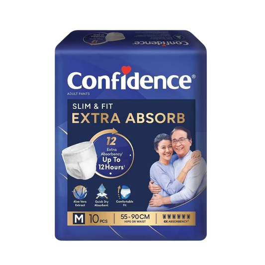 CONFIDENCE EXTRA ABSORB PANTS M 10S