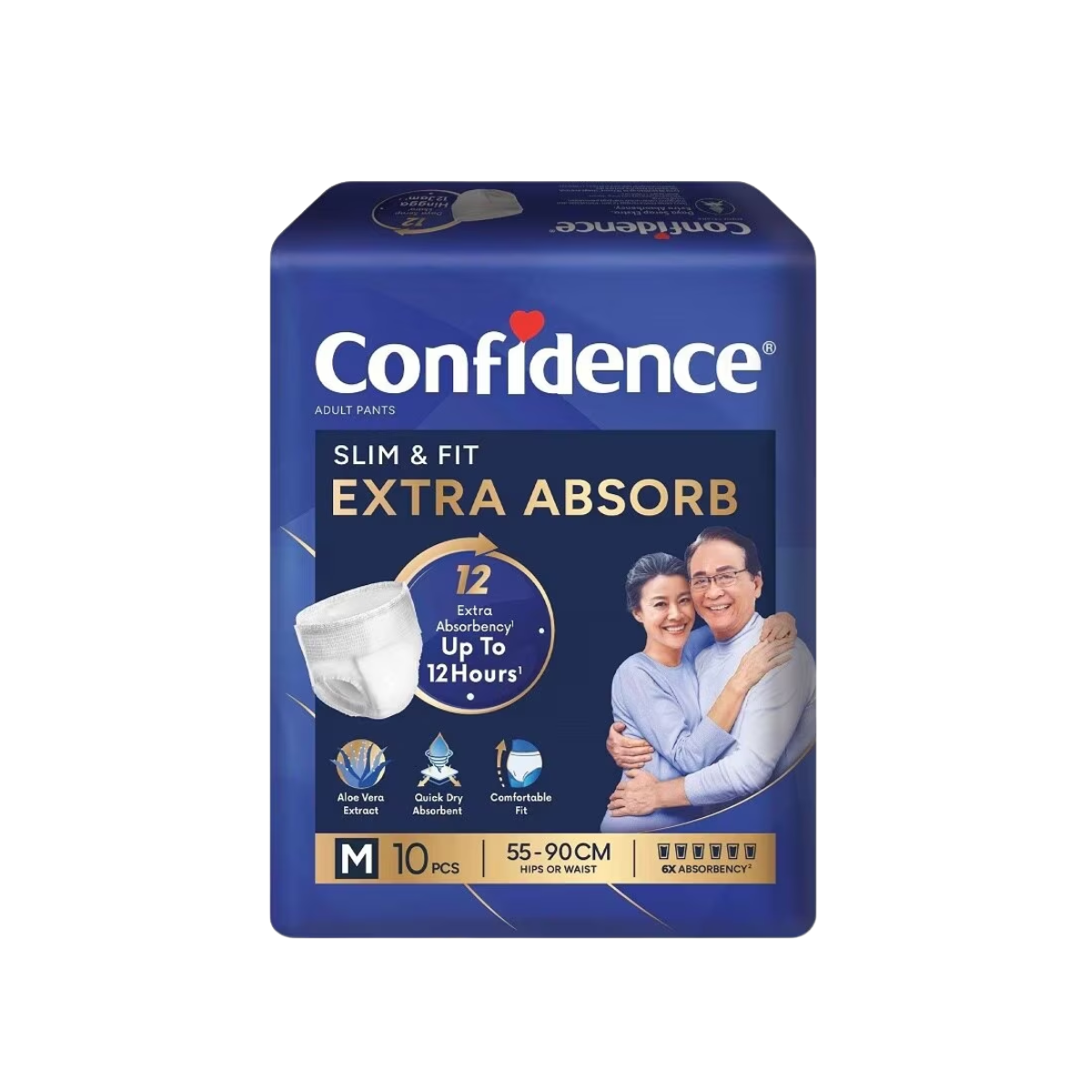 CONFIDENCE EXTRA ABSORB PANTS L 8S