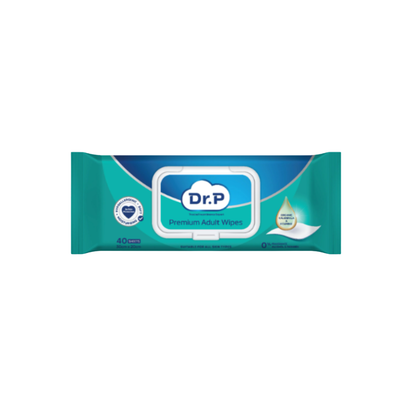 DR P PREMIUM ADULT WIPES 40S
