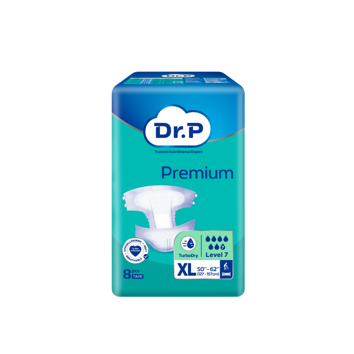 DR P PREMIUM DIAPER XL 8S