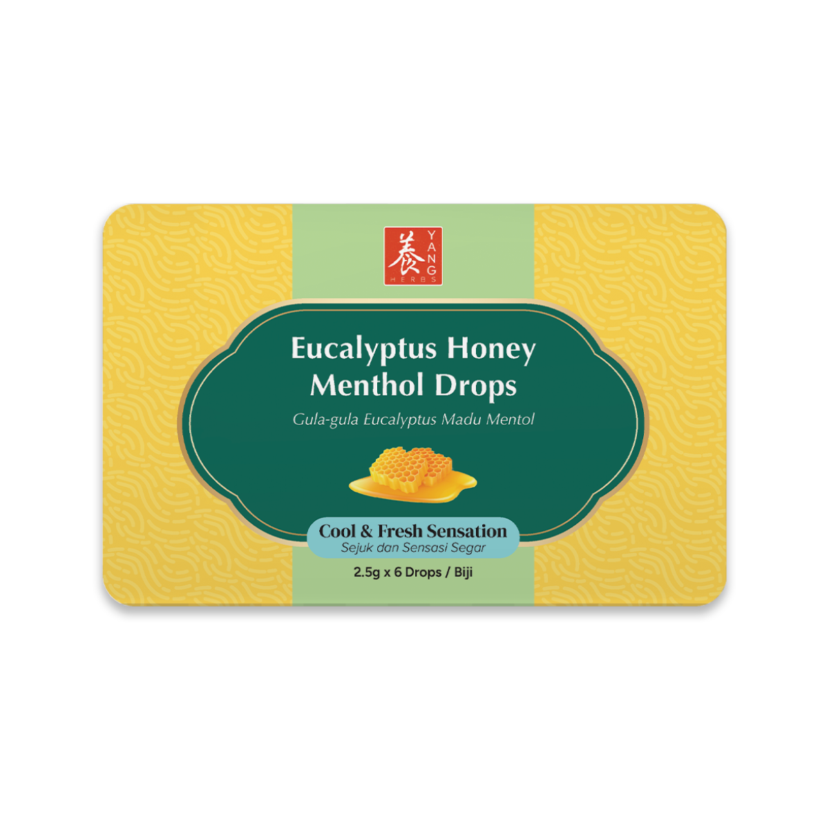 YANG HERBS EUCALYPTUS HONEY MENTHOL DROP 2.5G