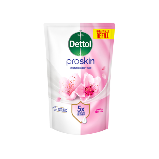 DETTOL PROSKIN BODY WASH SAKURA BLOSSOM REFILL 800G