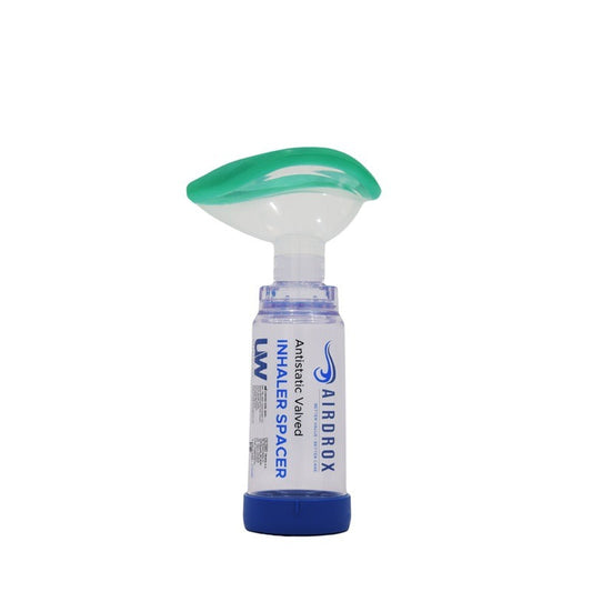 AIRDROX INHALER SPACER (ABS) WITH FACEMASK M (NON-AUTOCLAVABLE)