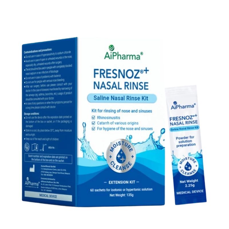FRESNOZ+ NASAL RINSE EXTENSION KIT 60S
