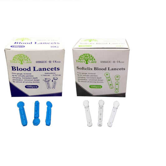 TREE'S CARE BLOOD LANCETS SOFTCLIX 100S