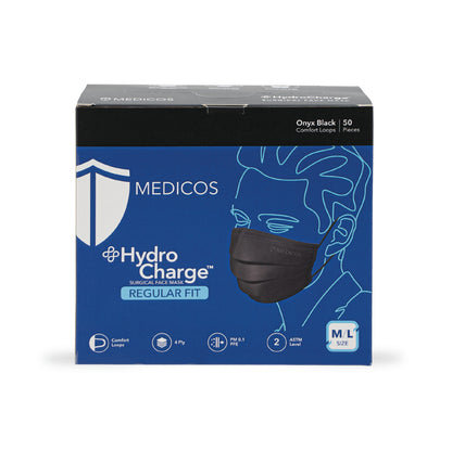MEDICOS 4PLY HYDROCHARGE REGULAR FIT ONYX BLACK 50S