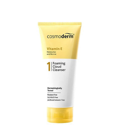 COSMODERM VITAMIN E FOAMING CLOUD CLEANSER 125ML