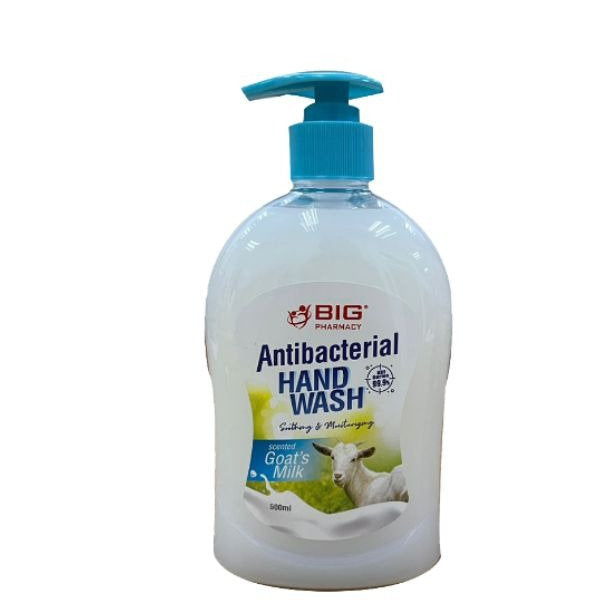 BIG ANTI-BACTERIAL HAND WASH GOATS MILKCREAM 500ML