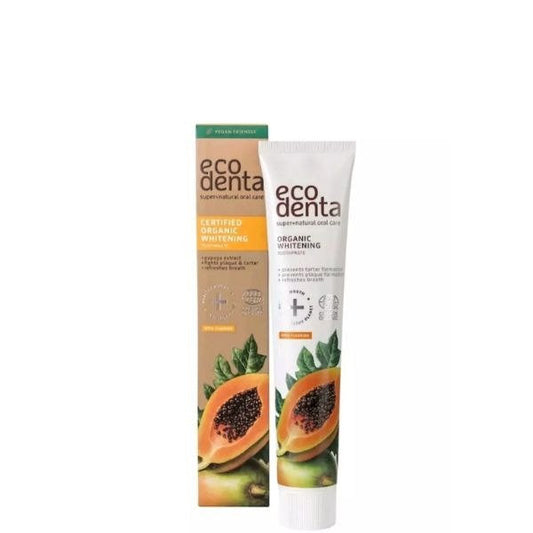 ECODENTA TOOTHPASTE WHTIENING WITH PAPAYA EXTRACT 75ML