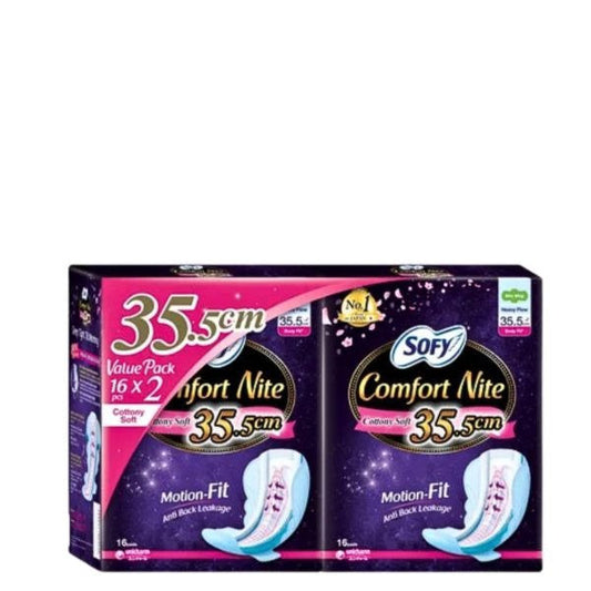 SOFY COMFORT NITE SLIM WING 35.5CM 16SX2