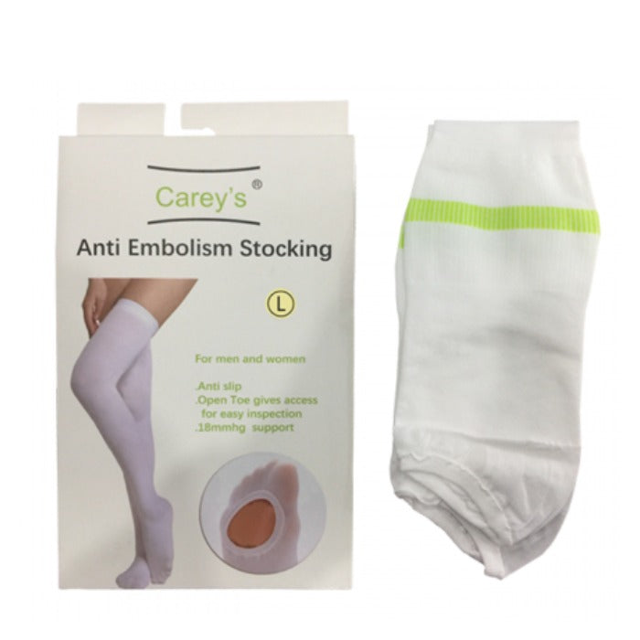 CAREY'S TED A-EMBO STOCKINGS THIGH LENGTH L