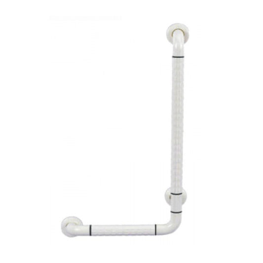 HOSPIGUARD STAINLESS STEEL L-SHAPED SHOWER GRAB BAR