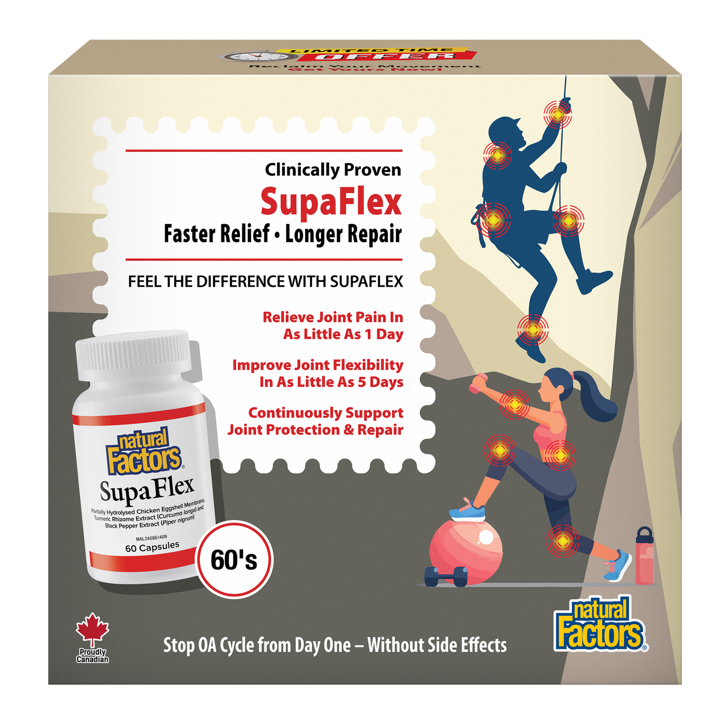 NATURAL FACTORS SUPAFLEX 60S