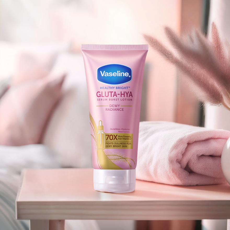 VASELINE HEALTHY BRIGHT GLUTA-HYA DEWY RADIANCE SERUM B/LOTION 70ML