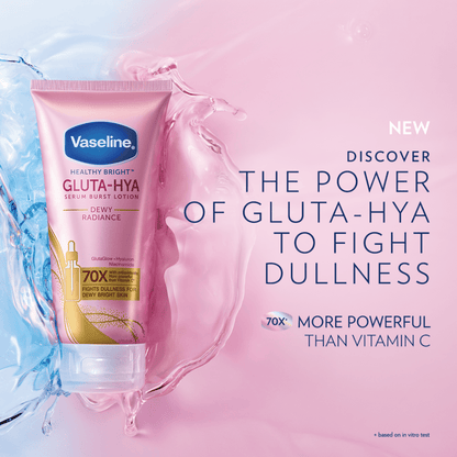 VASELINE HEALTHY BRIGHT GLUTA-HYA DEWY RADIANCE SERUM B/LOTION 70ML