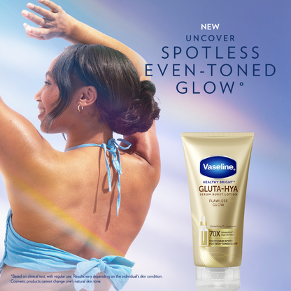 VASELINE HEALTHY BRIGHT GLUTA-HYA FLAWLESS BRIGHT SERUM B/LOTION 300ML