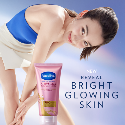 VASELINE HEALTHY BRIGHT GLUTA-HYA DEWY RADIANCE SERUM B/LOTION 70ML