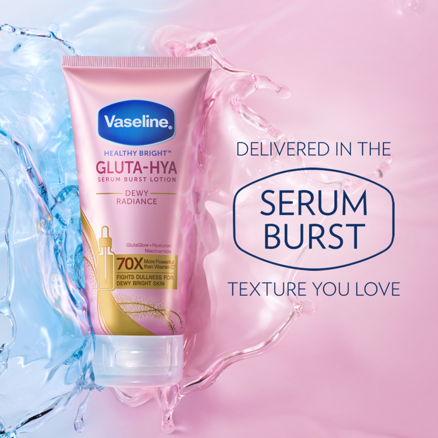 VASELINE HEALTHY BRIGHT GLUTA-HYA DEWY RADIANCE SERUM B/LOTION 300ML