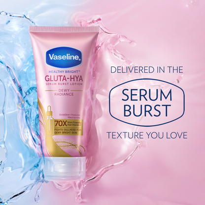 VASELINE HEALTHY BRIGHT GLUTA-HYA DEWY RADIANCE SERUM B/LOTION 70ML