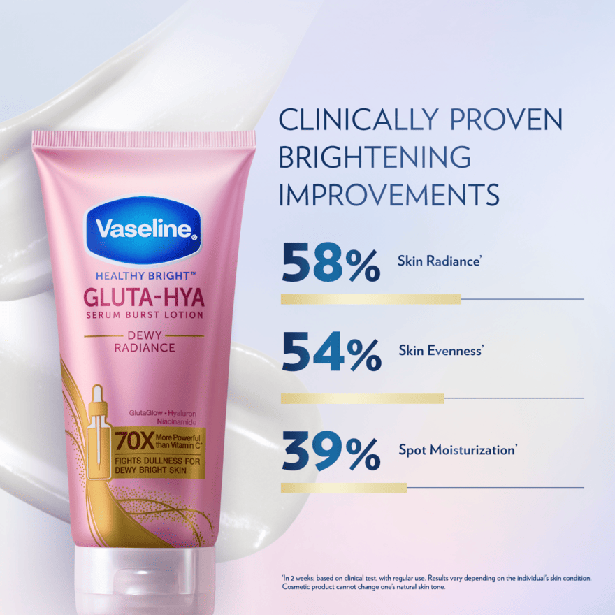 VASELINE HEALTHY BRIGHT GLUTA-HYA DEWY RADIANCE SERUM B/LOTION 300ML