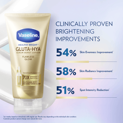 VASELINE HEALTHY BRIGHT GLUTA-HYA FLAWLESS BRIGHT SERUM B/LOTION 70ML