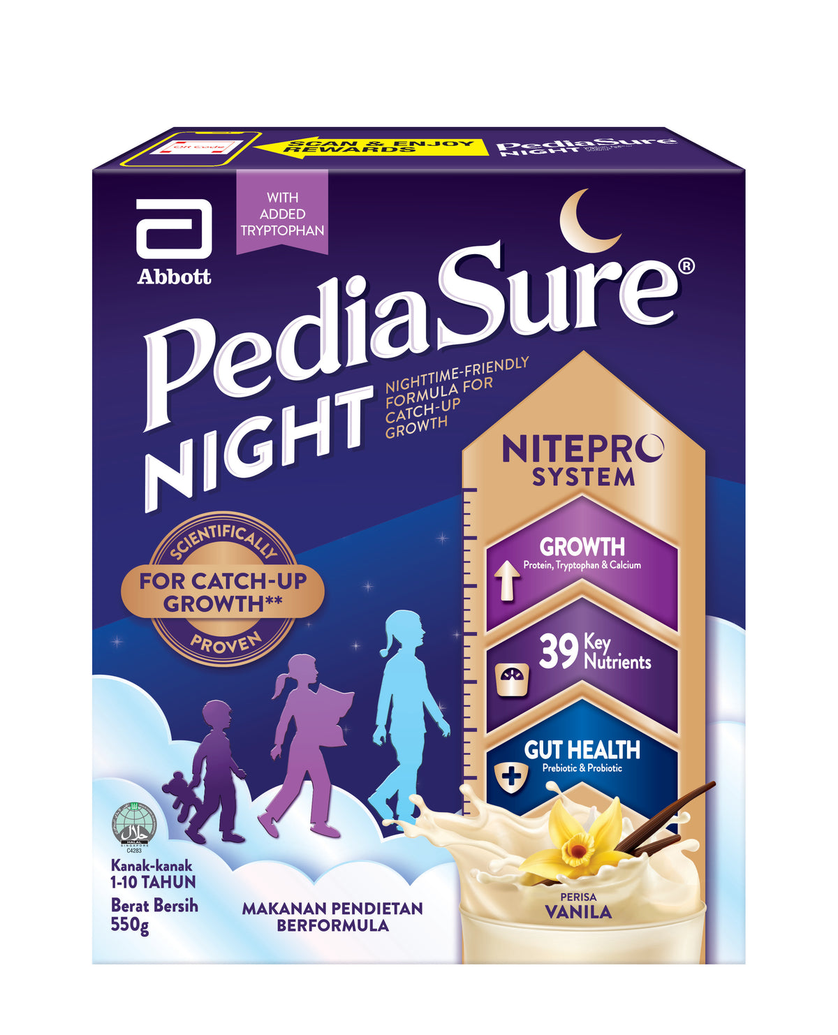 PEDIASURE NIGHT 550G