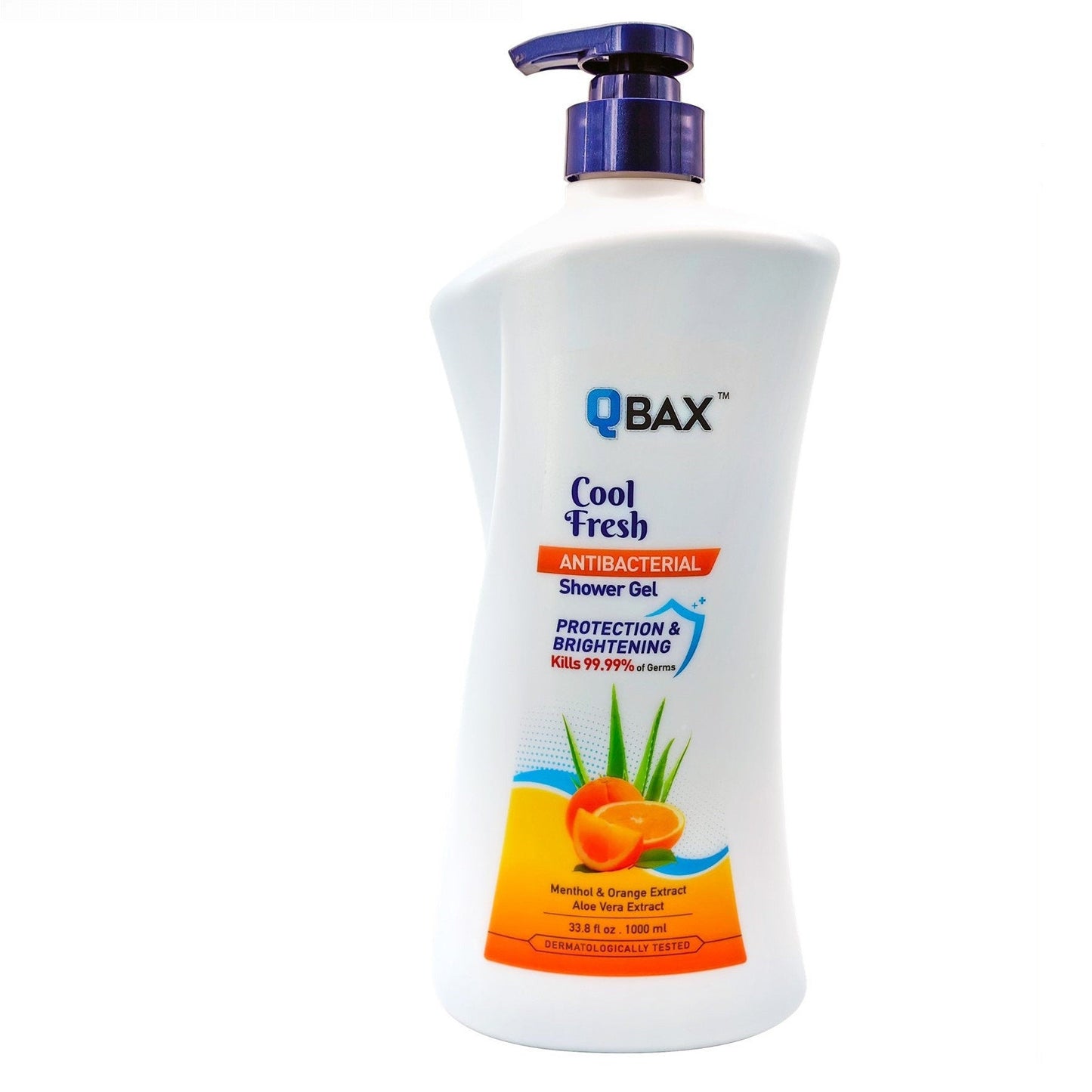 QBAX SHOWER GEL ANTI-BACTERIAL FRESH 1000ML