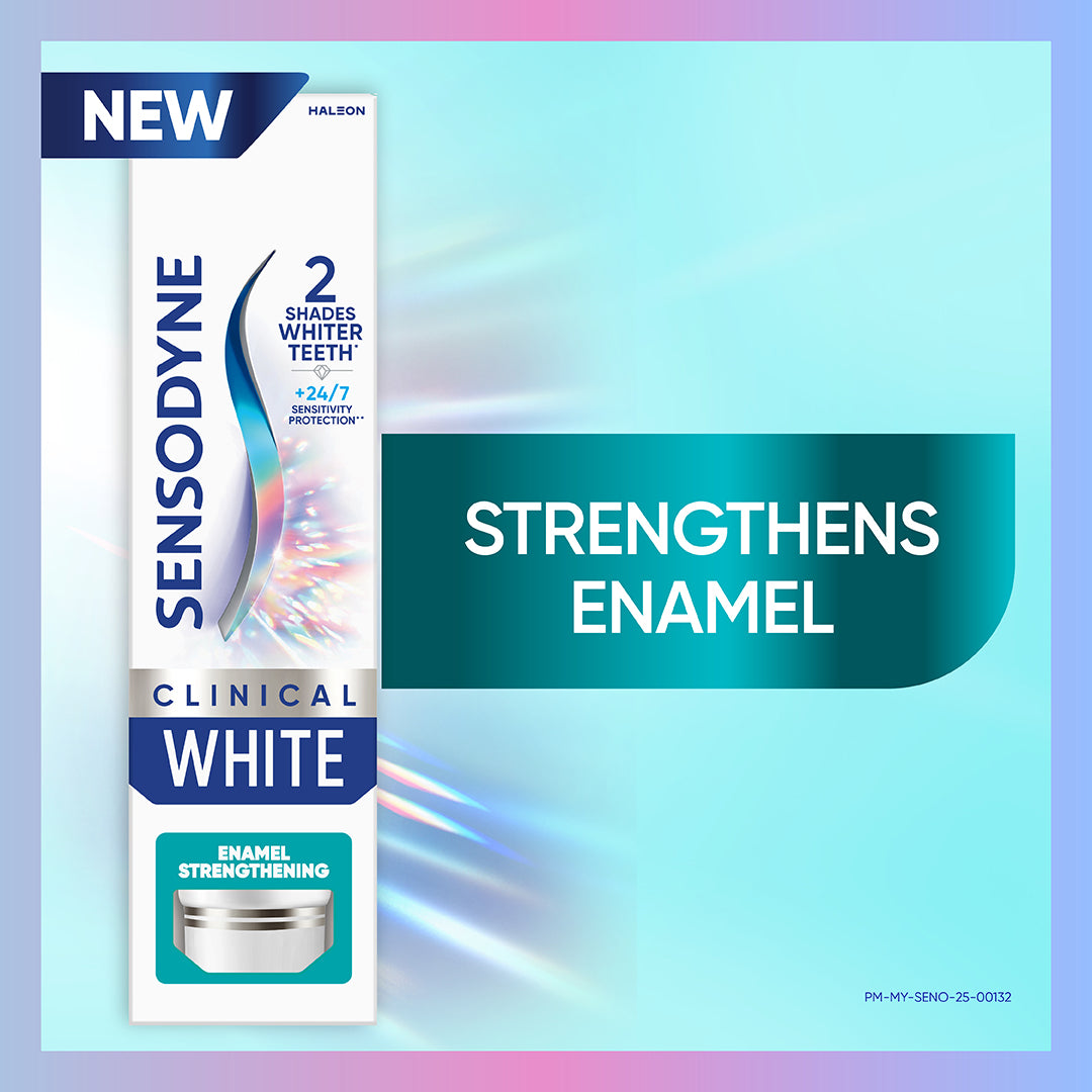 SENSODYNE TOOTHPASTE CLINICAL WHITE ENAMEL STRENGTHENING 100G