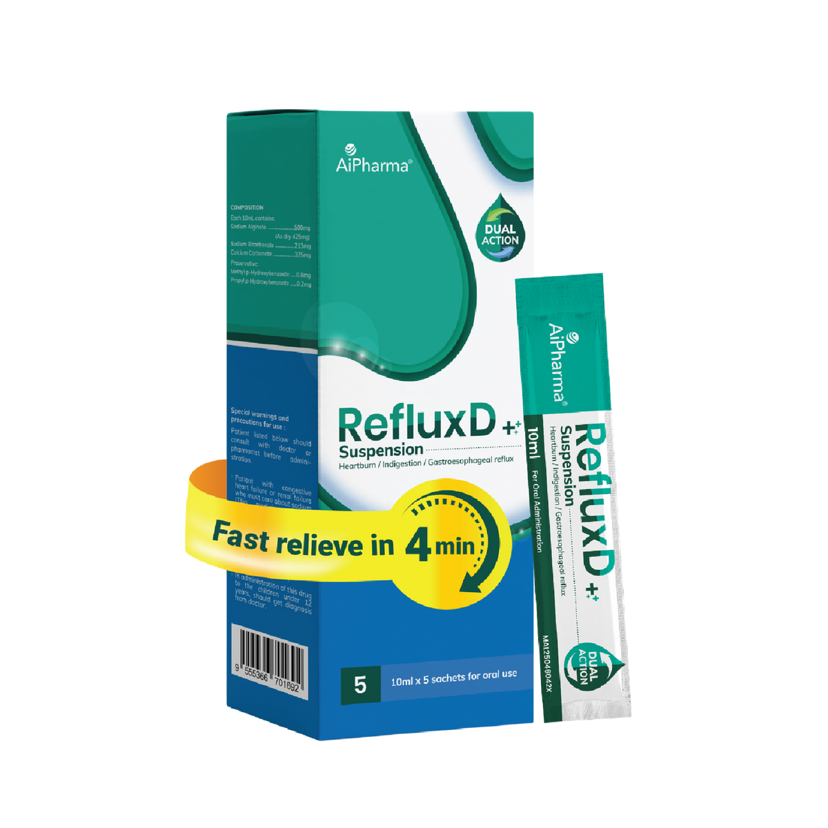 REFLUXD SUSPENSION 10ML 5S