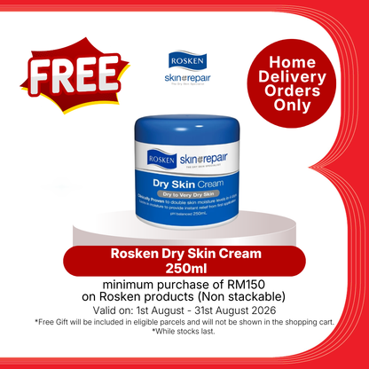 ROSKEN SKIN REPAIR DRY SKIN LOTION 75ML 2S