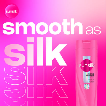 SUNSILK SILKY SMOOTH & MANAGEABLE SHAMPOO 300ML
