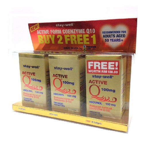 STAY WELL ACTIVE Q 100MG 30SX3 B2F1