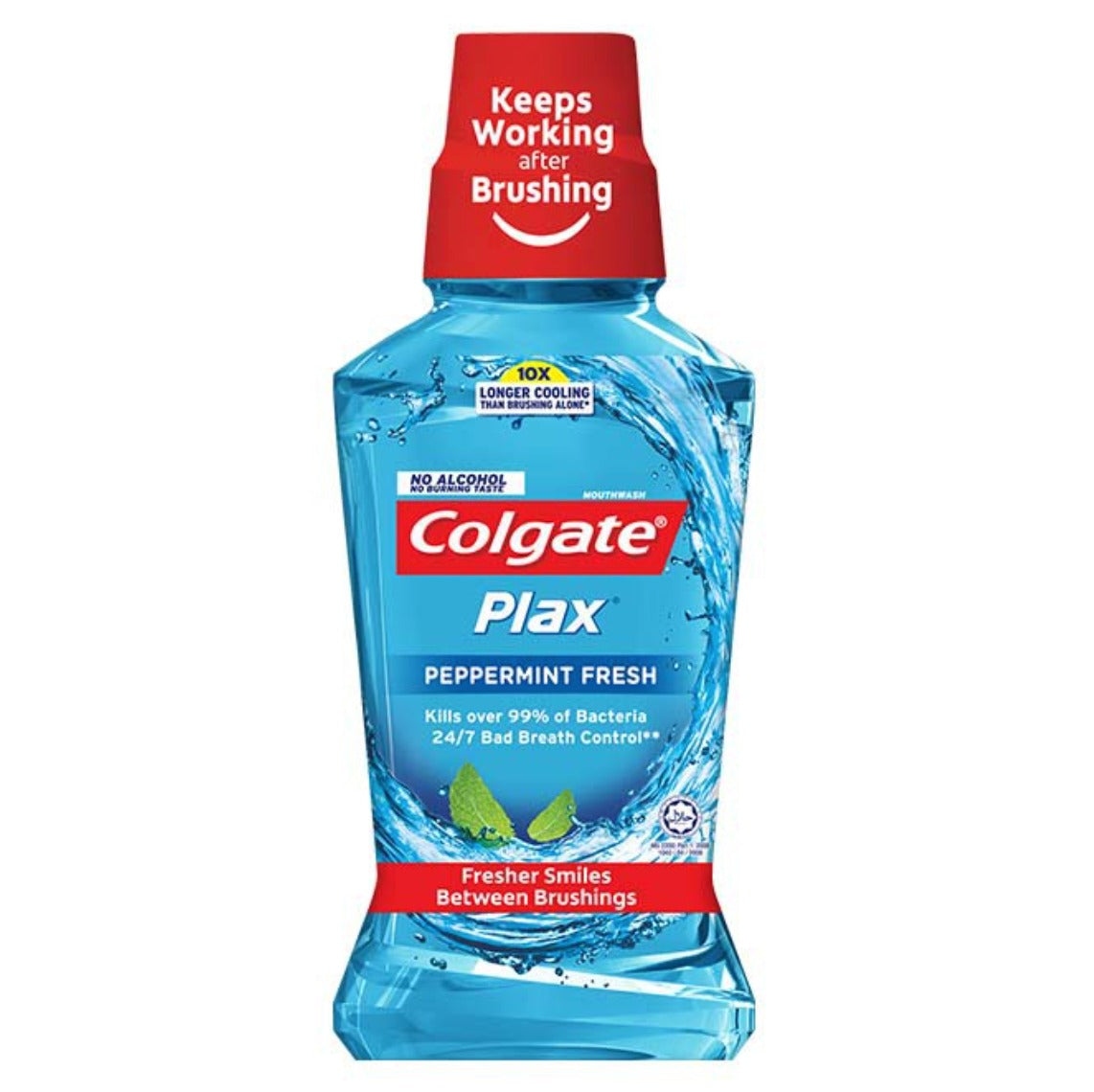 COLGATE PLAX MOUTHWASH PEPPERMINT (BLUE) 250ML
