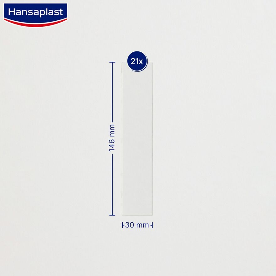 HANSAPLAST SCAR REDUCER XL 14.6X3CM 21S